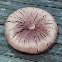 Подушка декоративная круглая 48х48. Цвет: светло-розовый